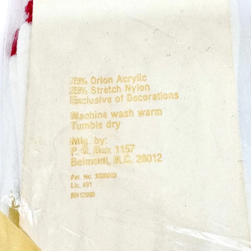 Vintage Pom-Pom‎ Sport Socks Novelty Athletic Crew Socks New Sealed